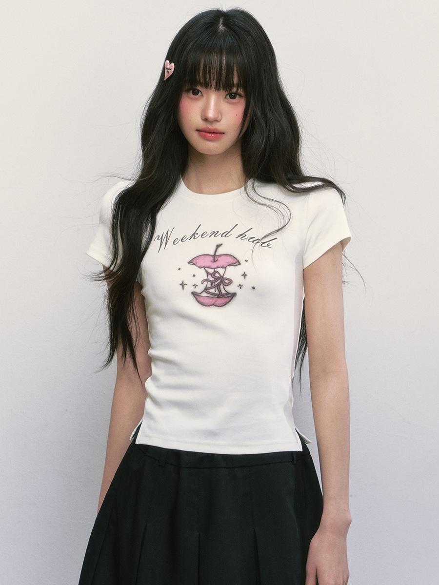 Weekendhub Bite Apple Short Sleeve