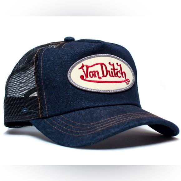 Von Dutch Denim Trucker Hat