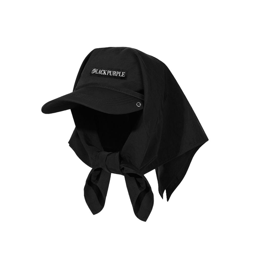 Hooded Shade Bandana Cap_ BLACK