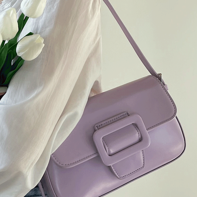 파스텔 빅 버클 숄더 백/크로스백/숄더백/20대여자가방/가을/데이트룩/데일리백