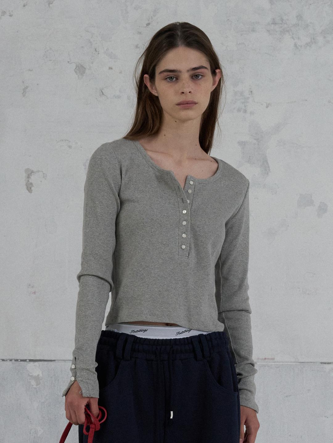 [6th] Humorous henryneck tee (3 color)