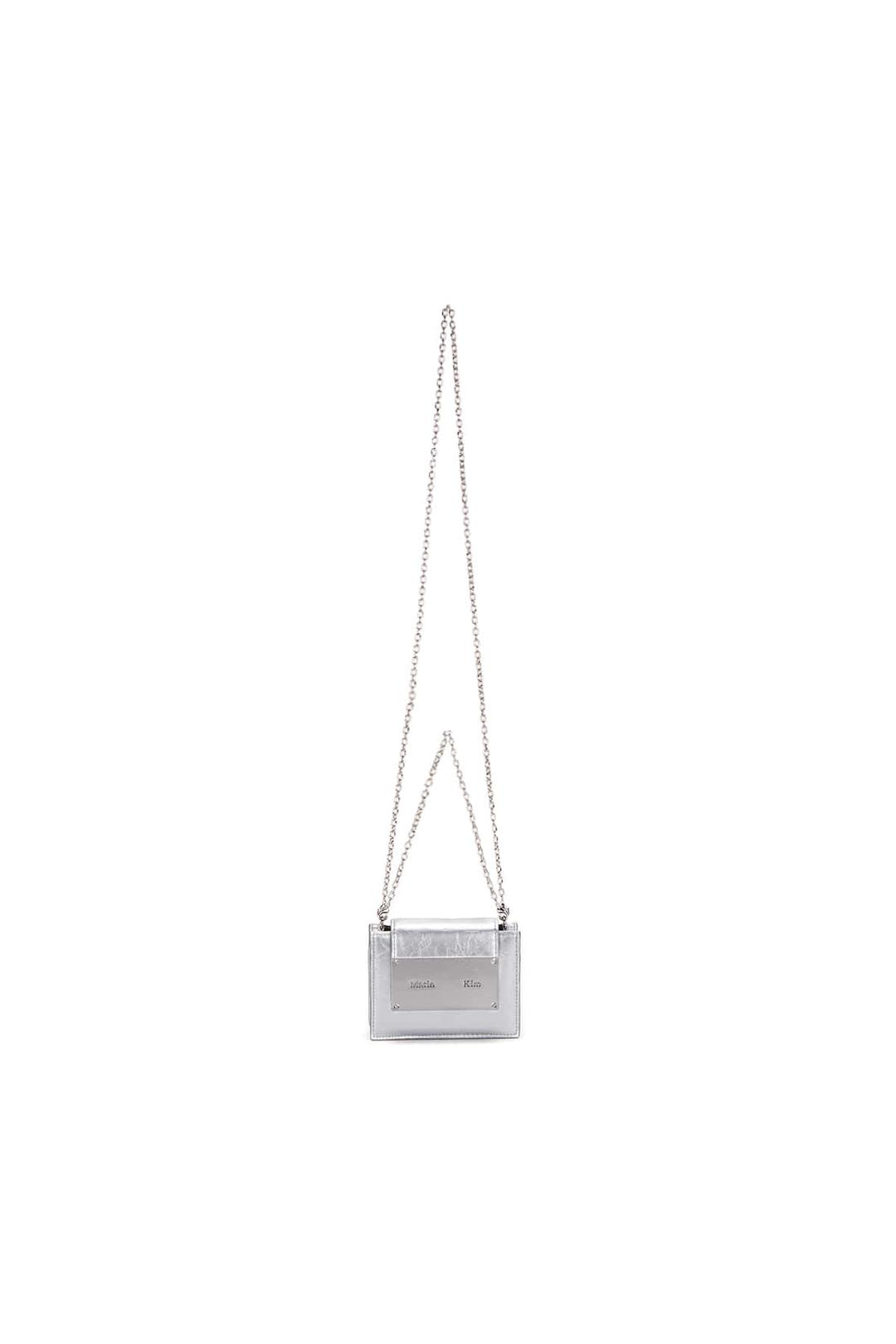 ACCORDION MINI BAG IN SILVER