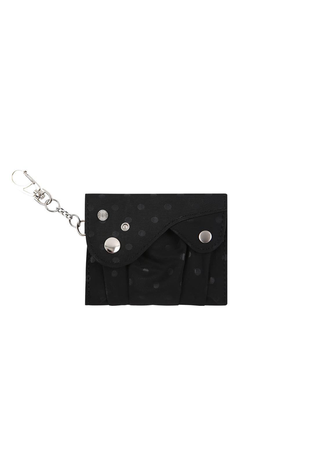[×미세키서울] puff wallet (black dot)