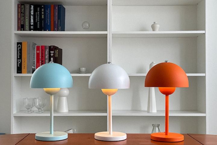 컬러추가! 순수 국내 자체 제작 머쉬룸 단 스탠드_5colors(전구증정)