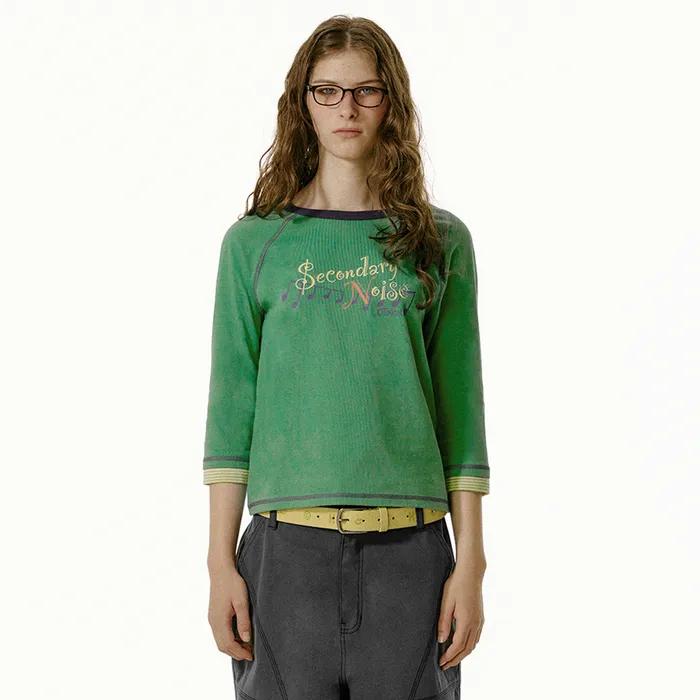 Flow Note L/S Tee Green