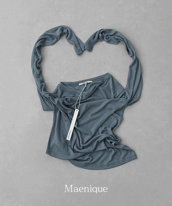 매니크 [MNQ] 마야 텐셀 롱슬리브 티셔츠 (반팔/긴팔)