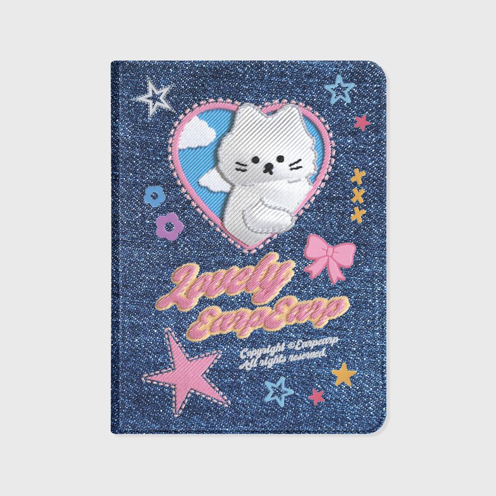 큐트 데님 치치-BLUE(아이패드-커버)