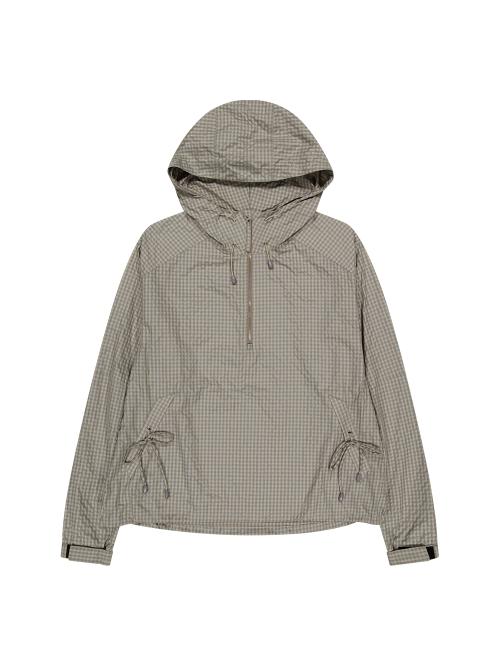 CHECK LIGHT ANORAK [BEIGE]