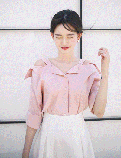 밀크코코아 Event 10%.Milkcocoa Everyday.Romantic silhouette shirt/단독주문시 3일이내 발송♥