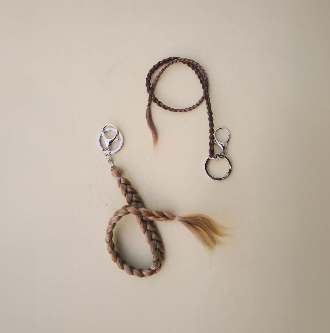 Hair keyring