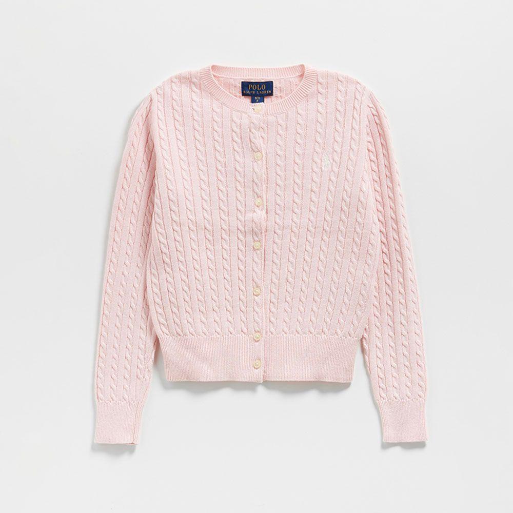 미니 케이블 코튼 카디건 (PINK) - CHILD