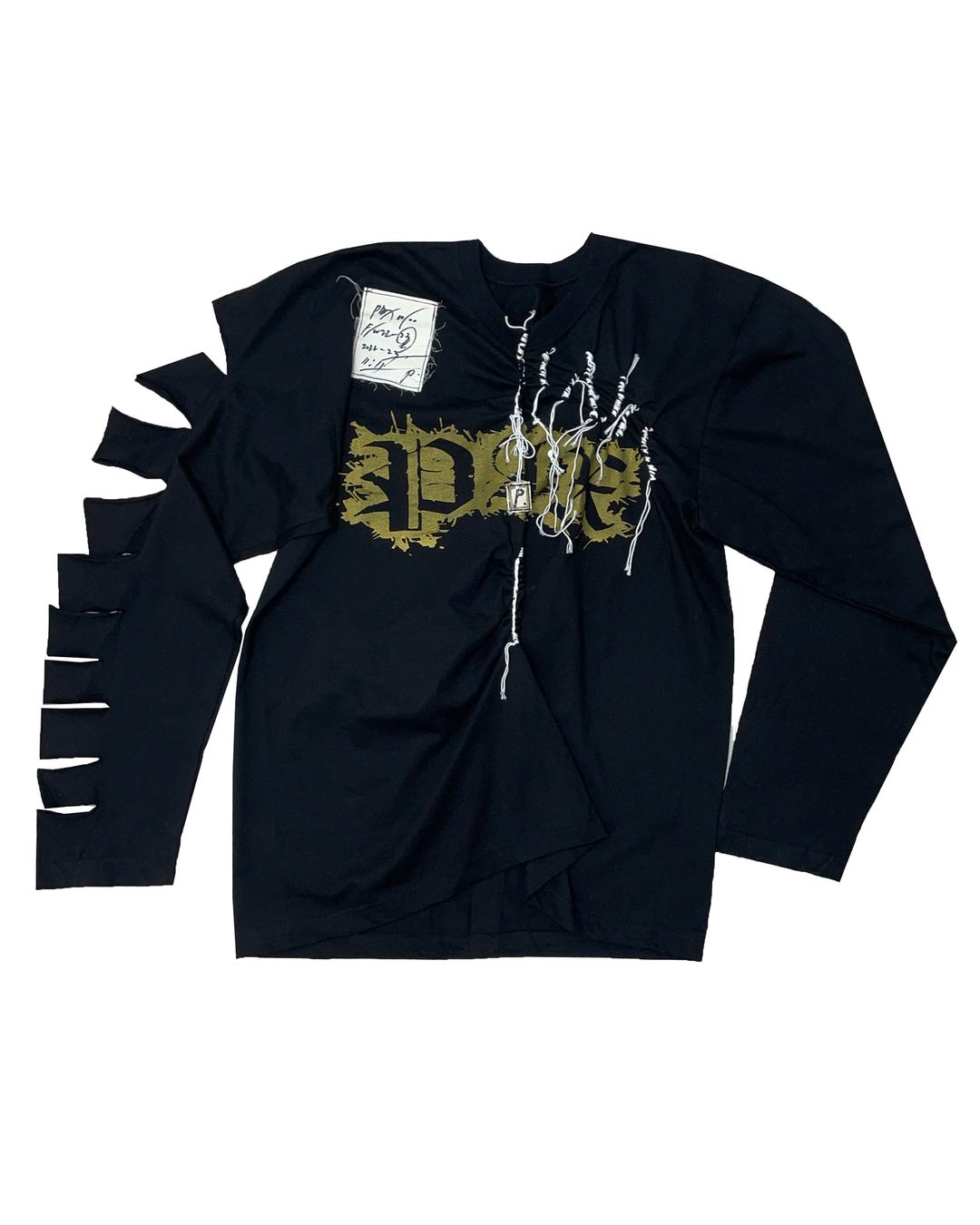 pax logo black long sleeves top