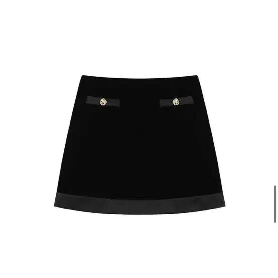 쟈니해잇재즈 벨벳 스커트 새상품