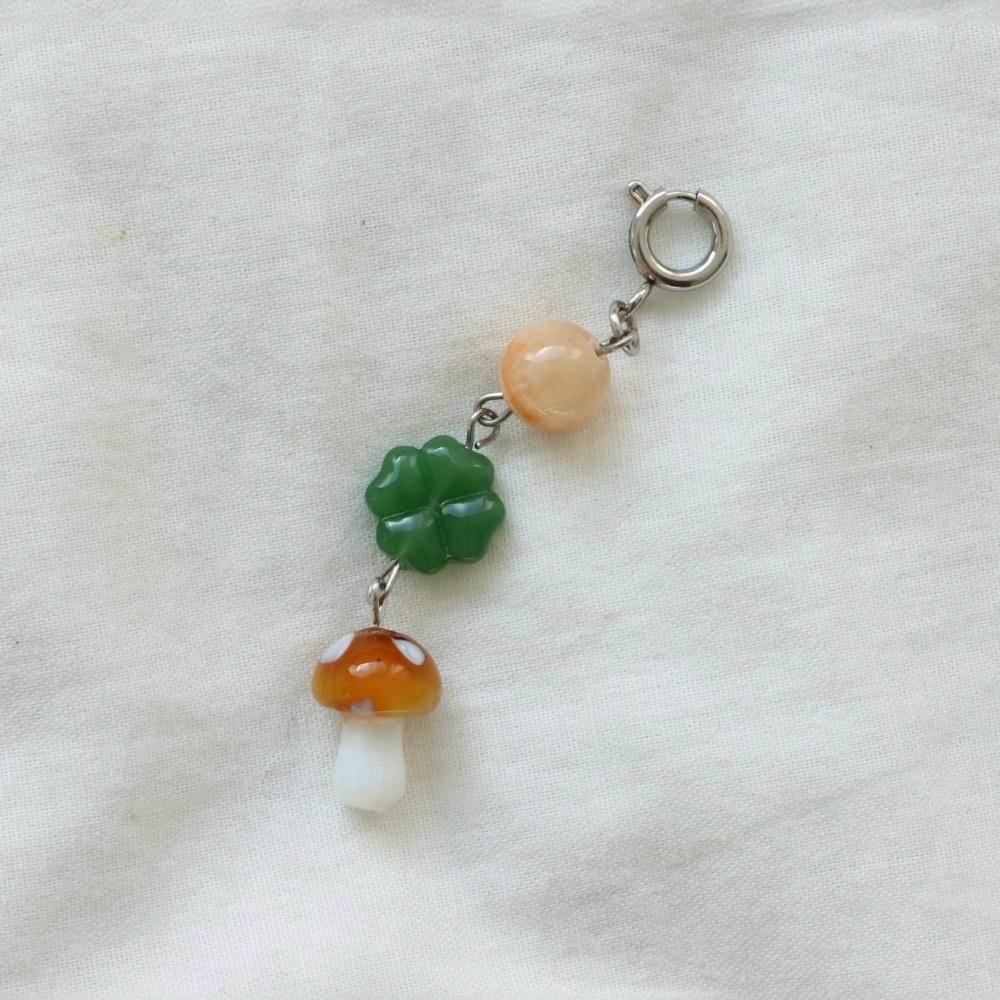 [프롬아워스페이스] 행운의 갈색 버섯 키링