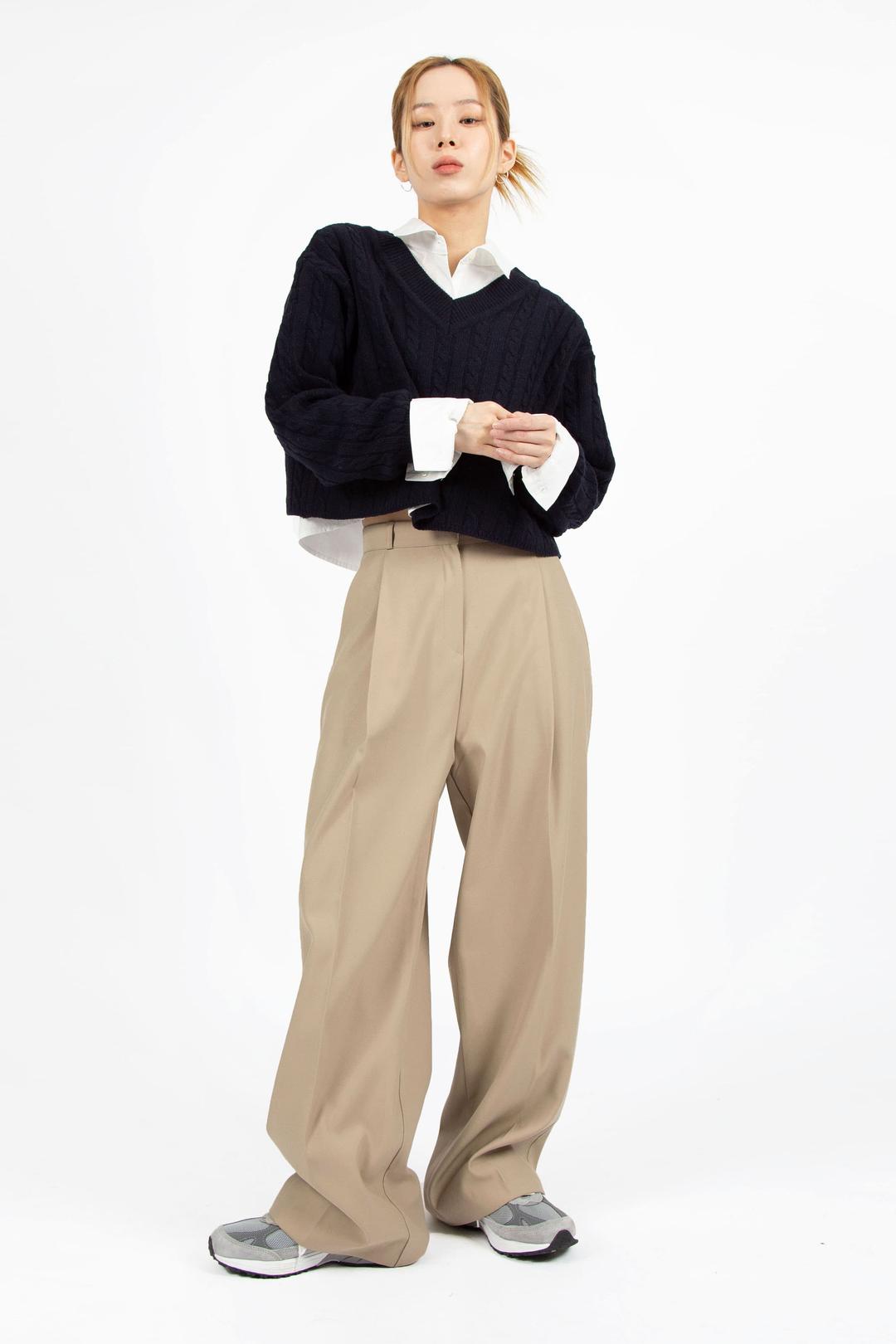 22 SPRING WIDE SLACKS