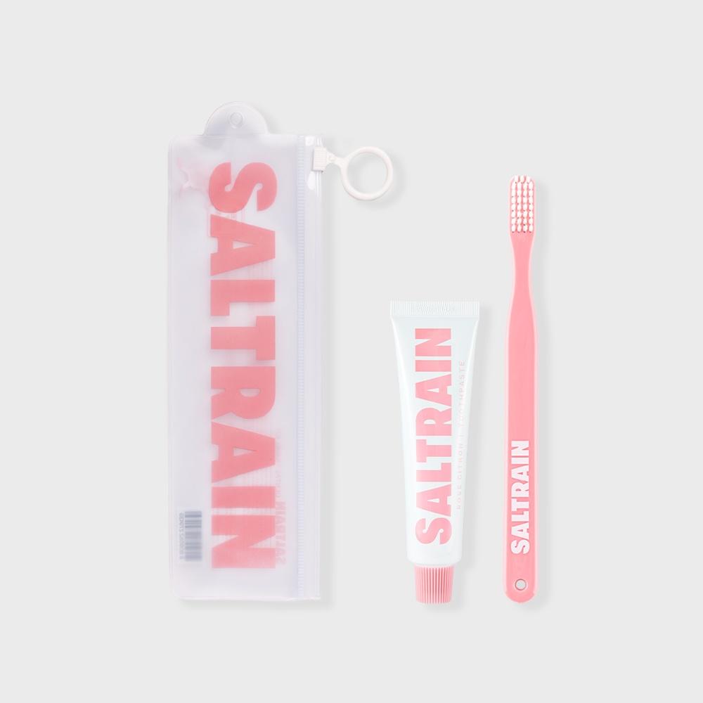 트래블 키트 핑크(치약1개+칫솔1개)