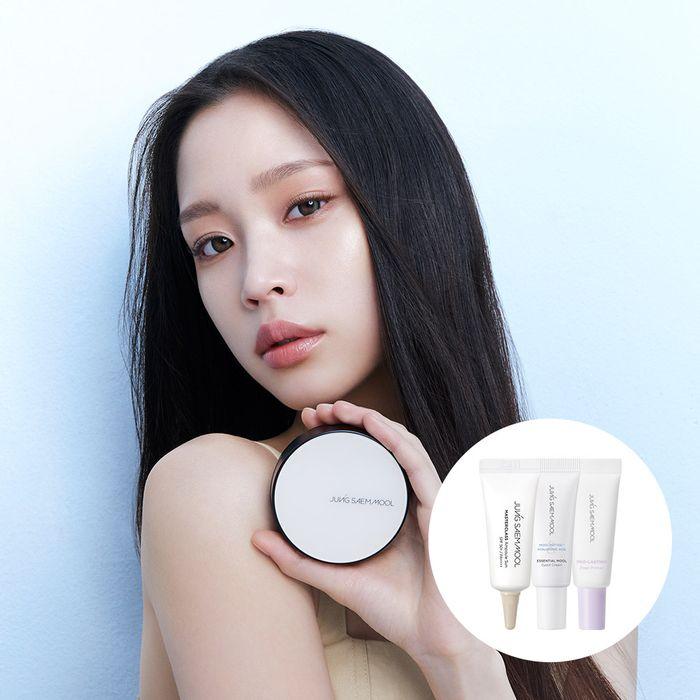 정샘물 에센셜 스킨 누더 쿠션 (리필포함) (물결크림5ml + 앰플선5ml + 프렙프라이머5ml 증정)