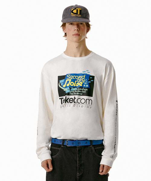 Secondary Noise L/S Tee White