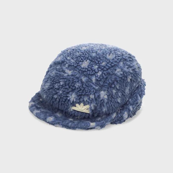 Sherpa Fleece Earflap Cap Blue