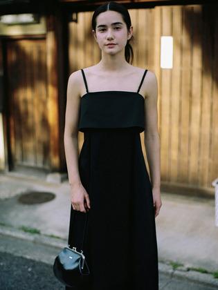 COTTON BUSTIER DRESS_TT3S611BK