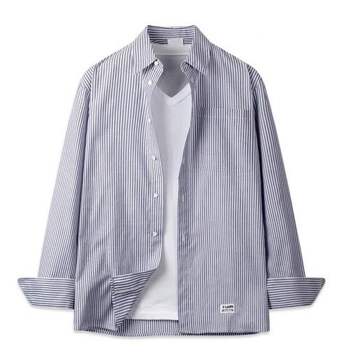 해리슨 남성용 오버핏 스트라이프 셔츠 JIM1129 - 셔츠/남방 | 쿠팡