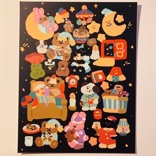 치치랜드_꿈나라 스티커