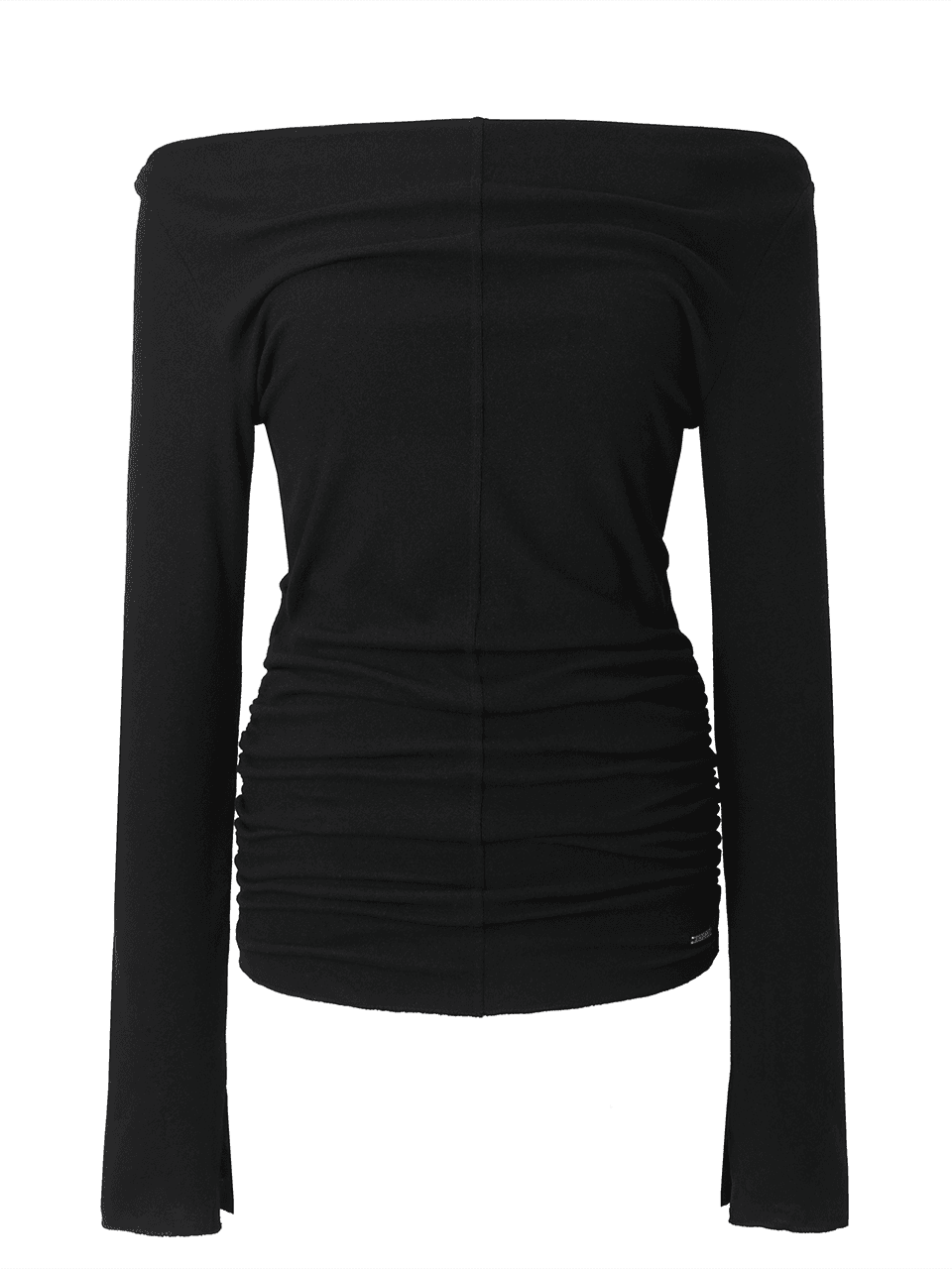 [2nd Reorder] Cozy Side Shirring Top (black)