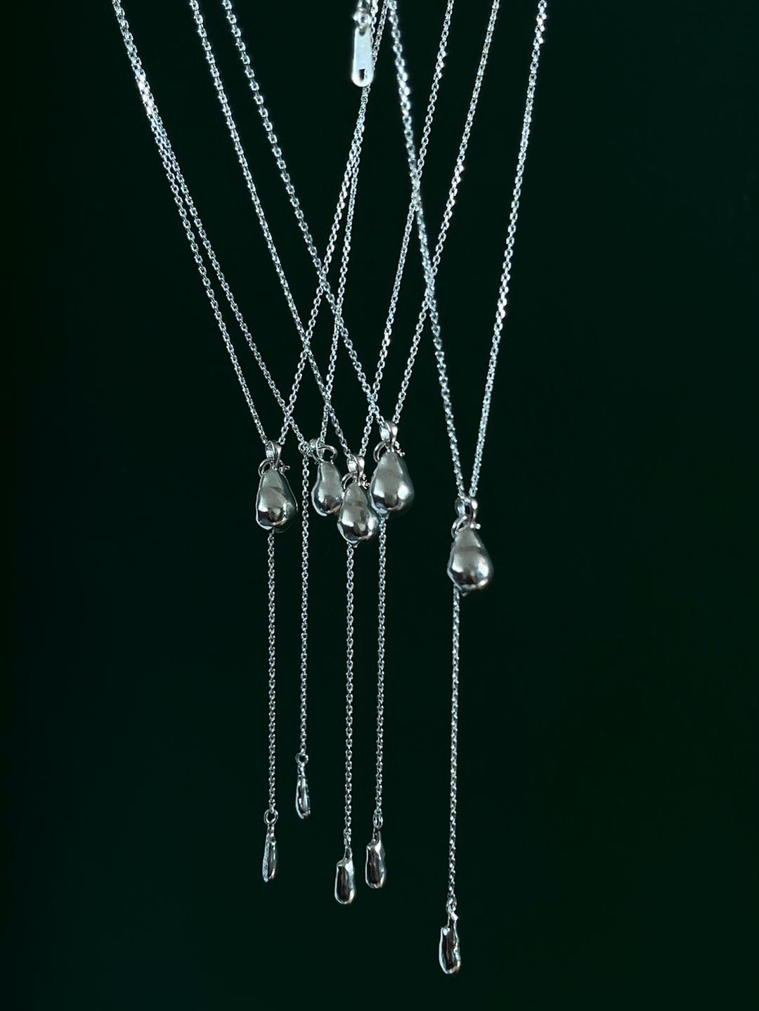 낙화 落花 목걸이