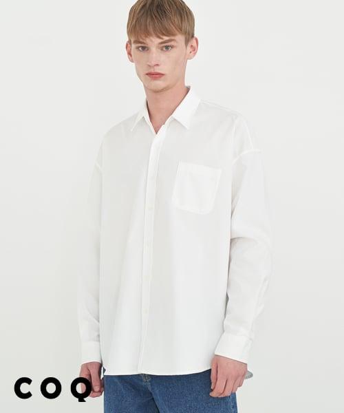 BASIC WRINKLE FREE SHIRT_WHITE