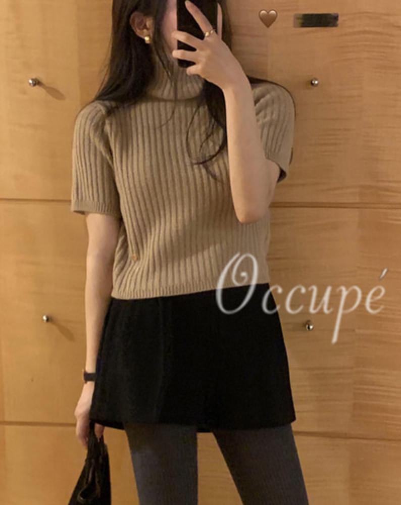 [당일발송]미엘 솔 니트 (5col) 골지 폴라 miel