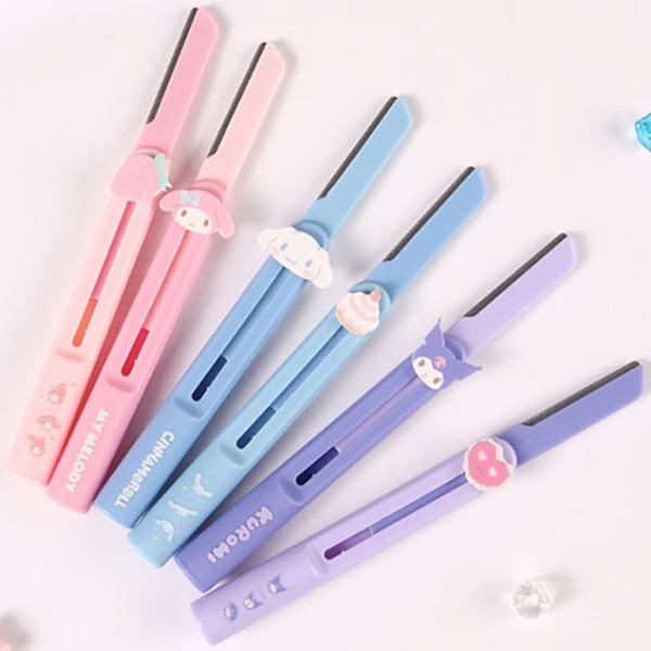 마이멜로디 시나모롤 쿠로미 눈썹 정리칼 2P세트 (3type)