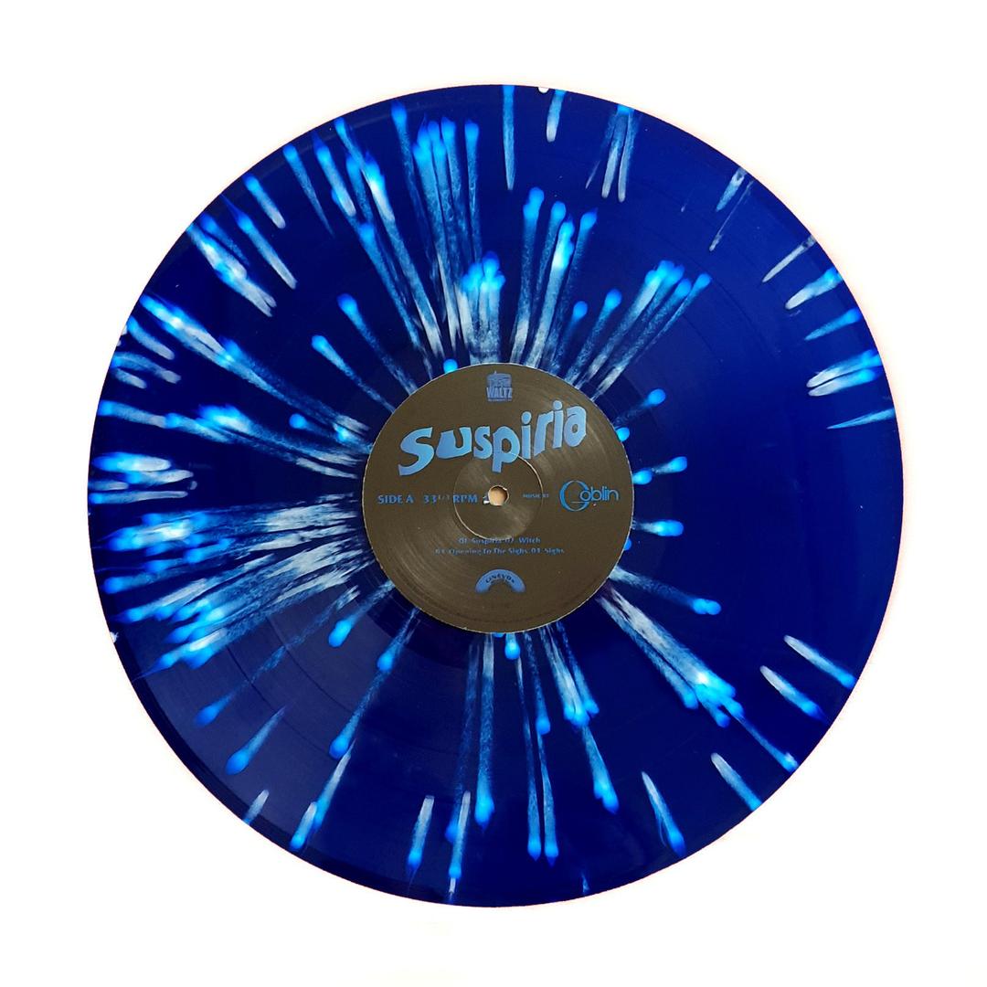 Suspiria – Original Motion Picture Soundtrack LP - 140 Gram Blue and White Splatter Vinyl