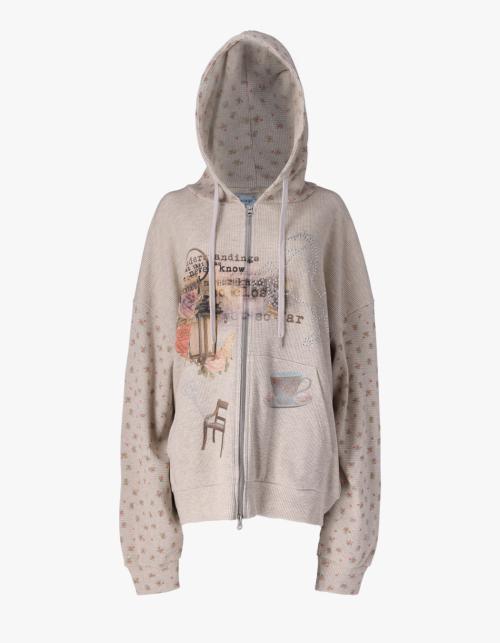 In Wonderland Stone Hoodie