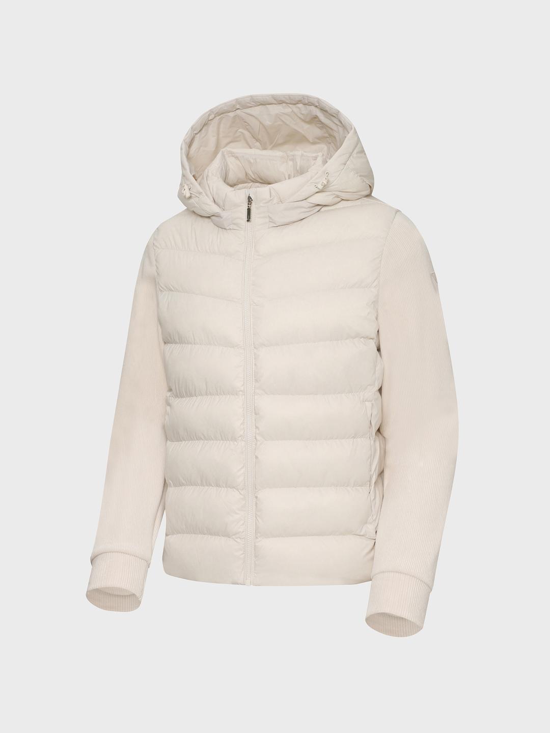 ICY (아이시) 여성 하이브리드 패딩 자켓 (Vanilla)