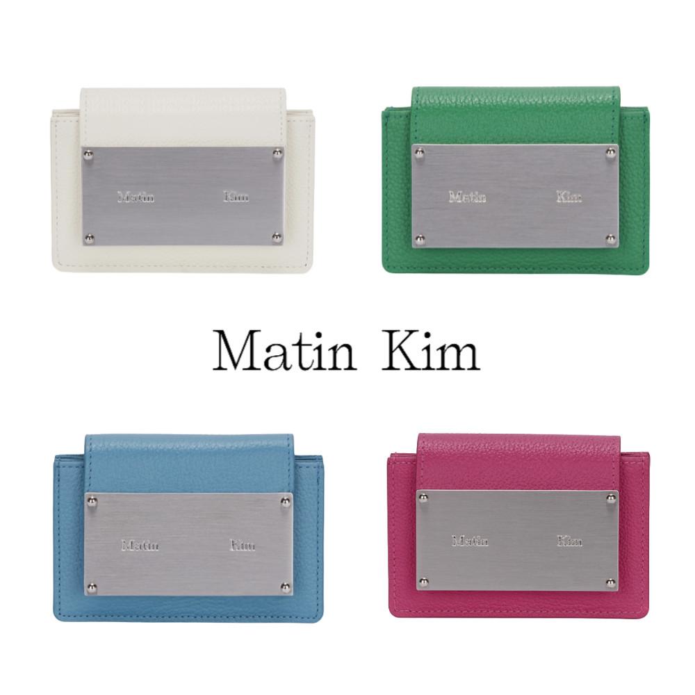 MATIN KIM 마뗑킴 카드 명함  반 지갑 마틴킴 아코디언 분크 EEE 이이에