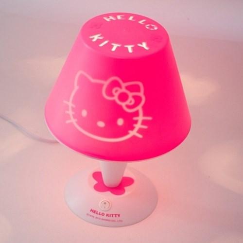 헬로키티 테이블램프-핑크