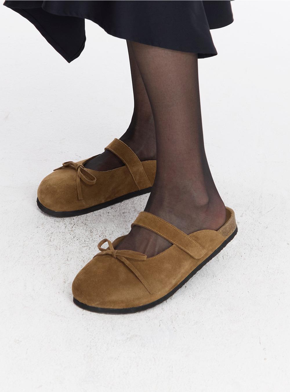 Cowhide Ballet Birkenstock Shoes