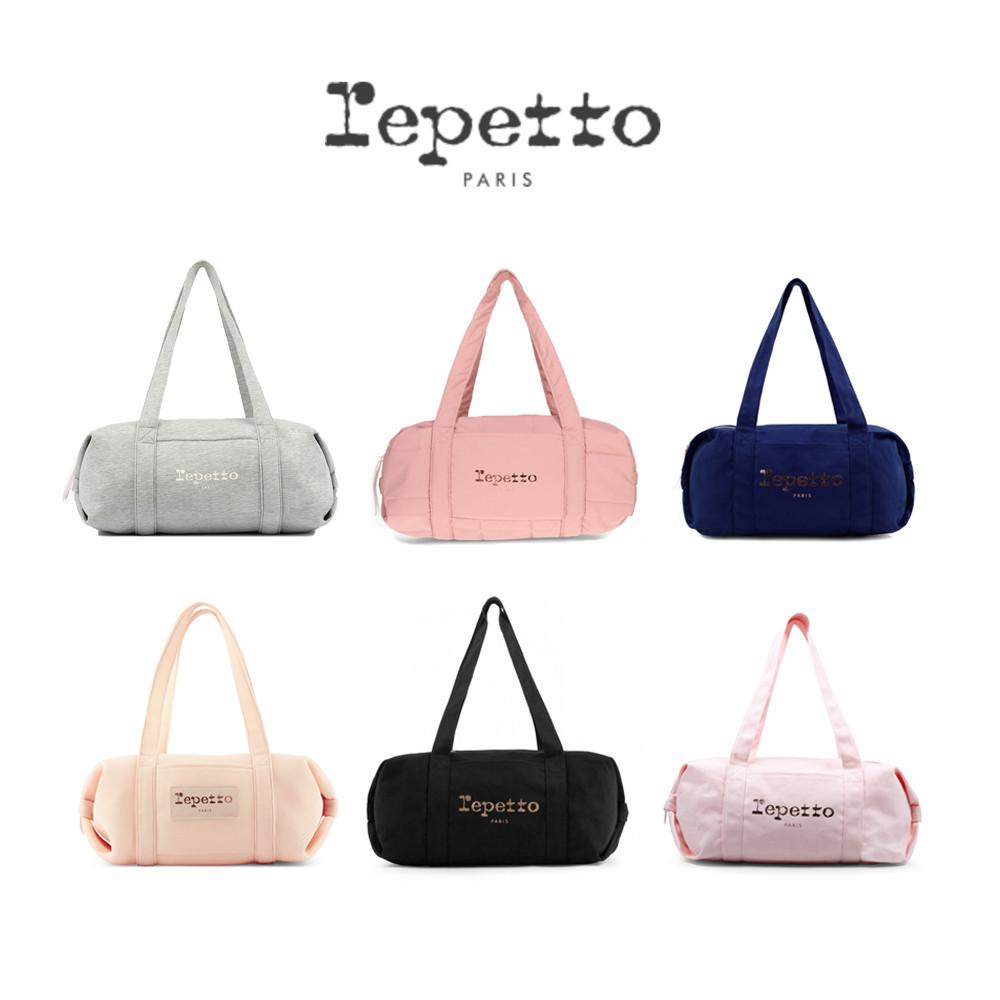 Repetto 레페토 코튼 메쉬 벨벳 미디움 글라이드 더플백 M 여성 발레 댄스백 쇼퍼백