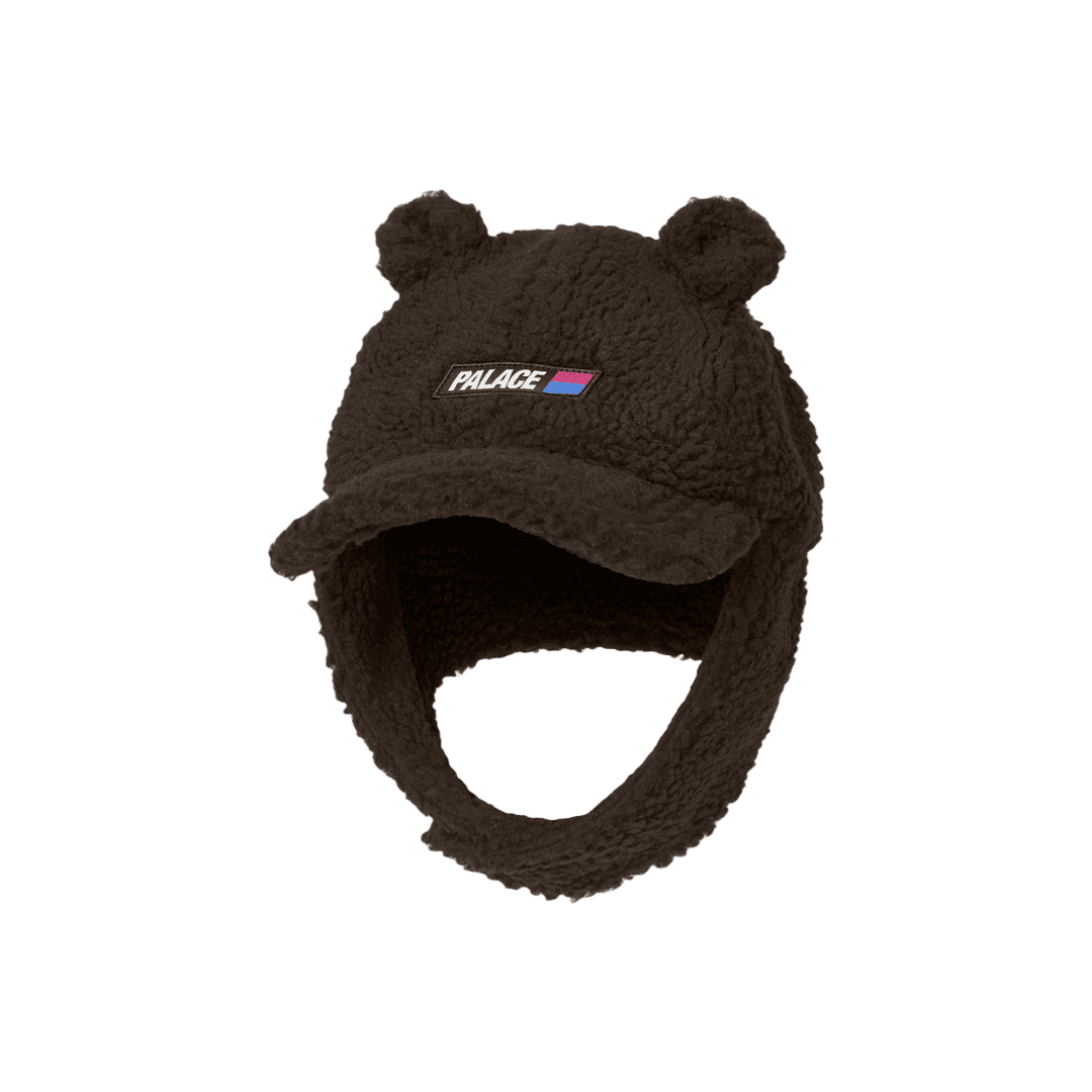 Palace Teddy Ears Earflapper Brown - 24SS