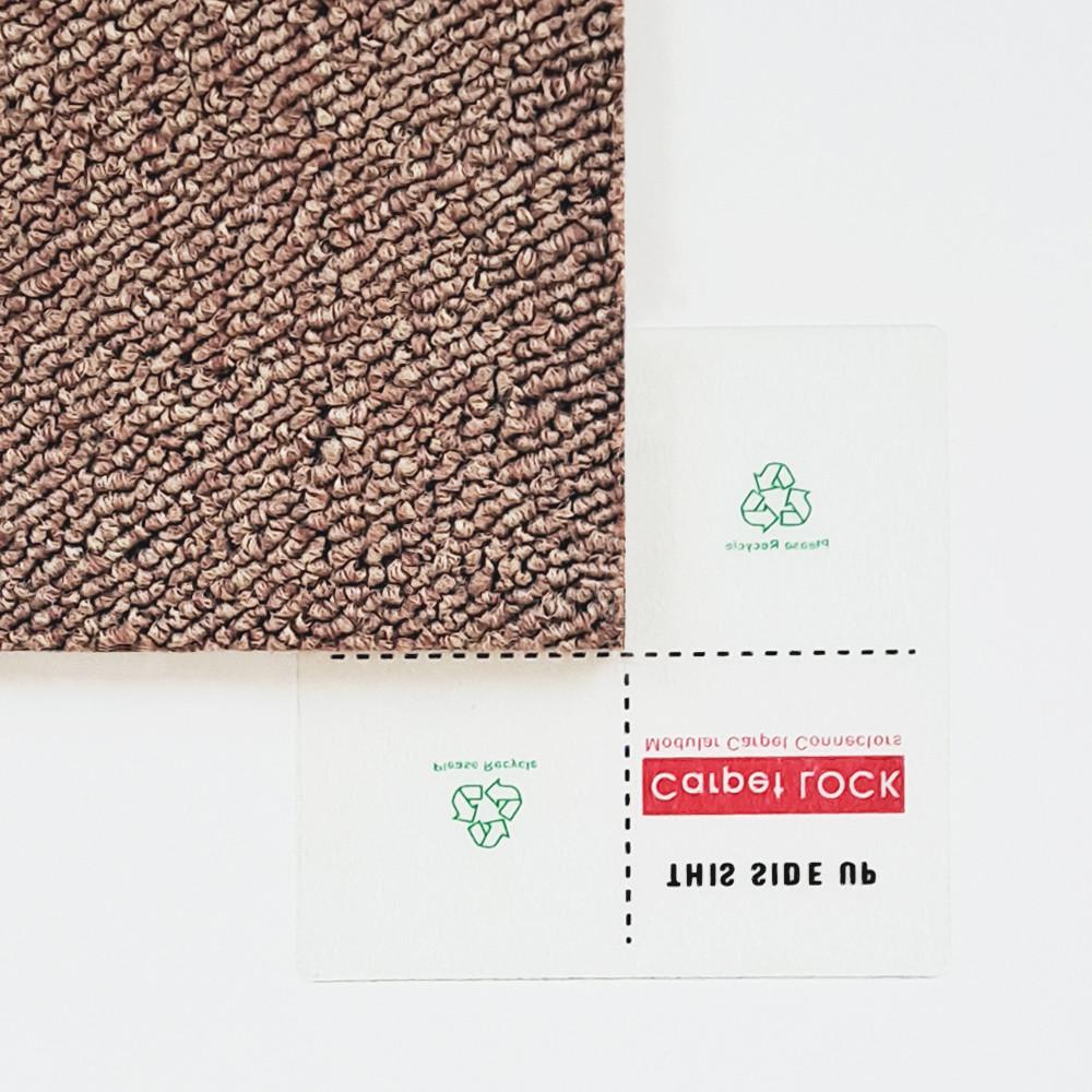 사각 미끄럼방지 단면스티커 타일카페트