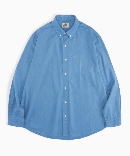 RELAXED BUTTON DOWN SHIRTS_OXFORD BLUE