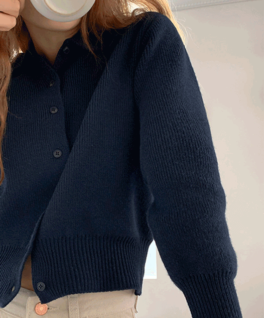 🌼주문폭주🌼 Noa collar knit (2color)