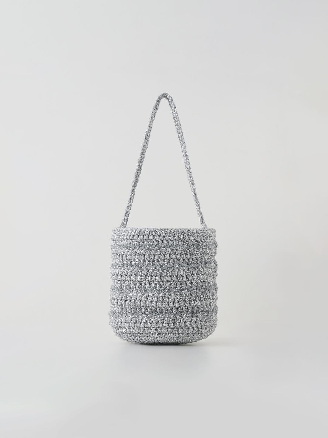 meti round bag(silver)