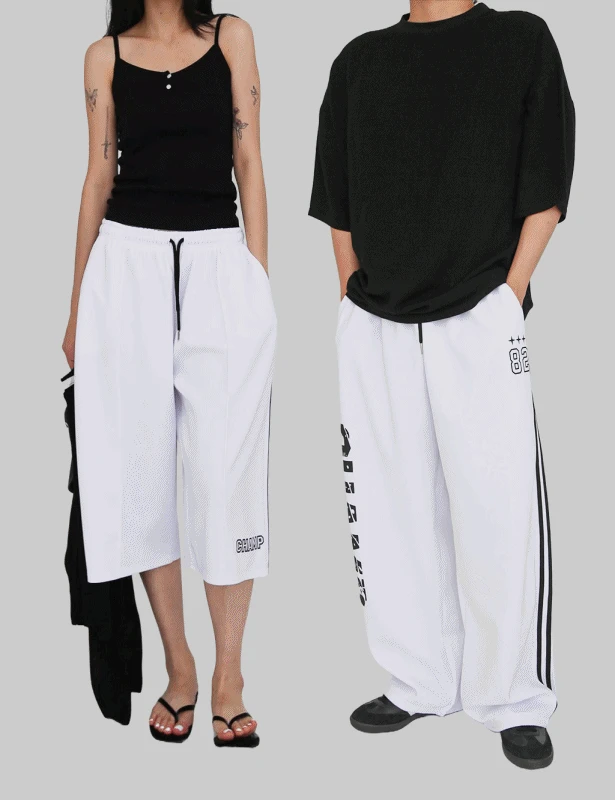 [★1+1 교차선택★] Y2K 트랙 버뮤다&롱팬츠