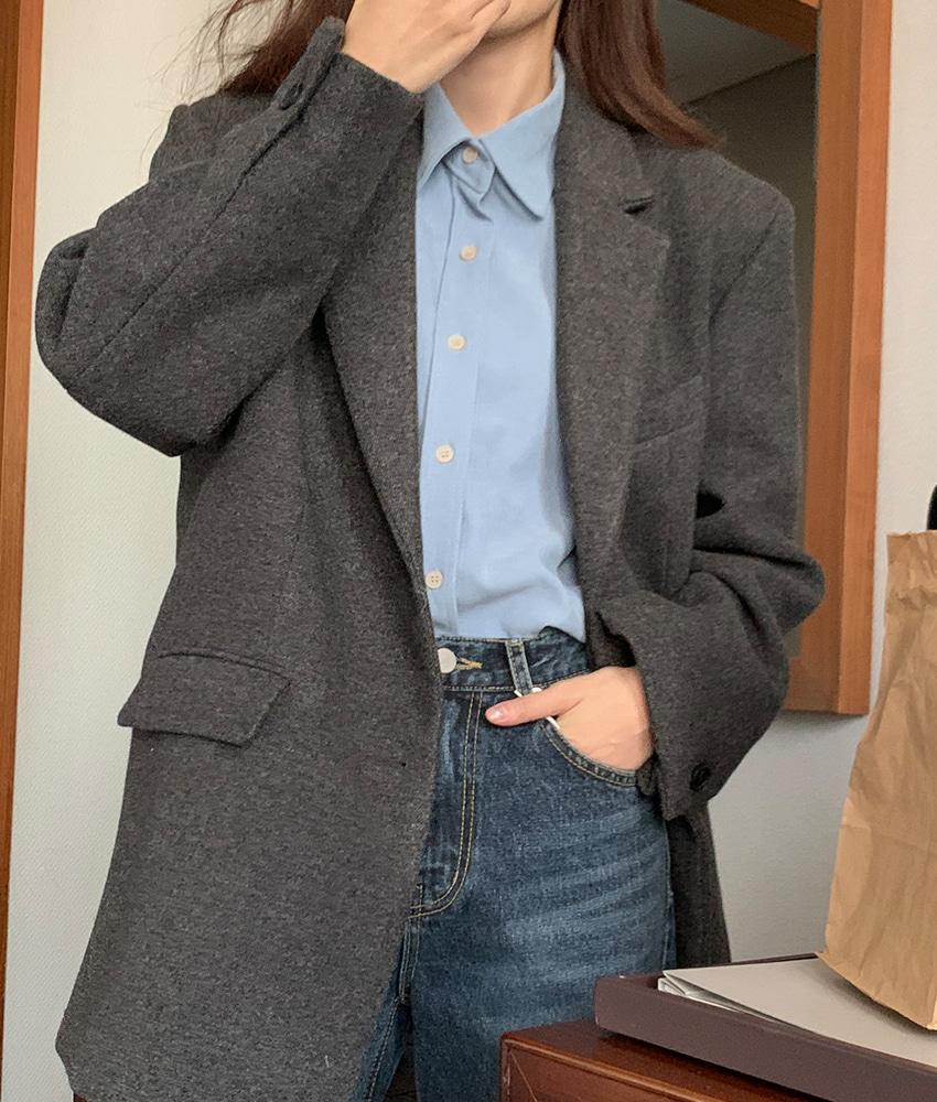 도페 울 싱글자켓 3color!