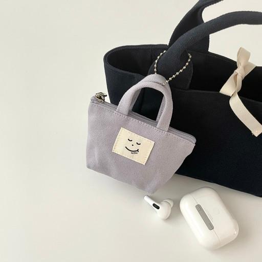 NEW💜 미니토트 마이크로 키링백 지퍼 파우치