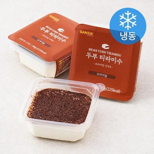 GANSIK 두부 티라미수 오리지널 (냉동), 90g, 3개 - 케이크 | 쿠팡