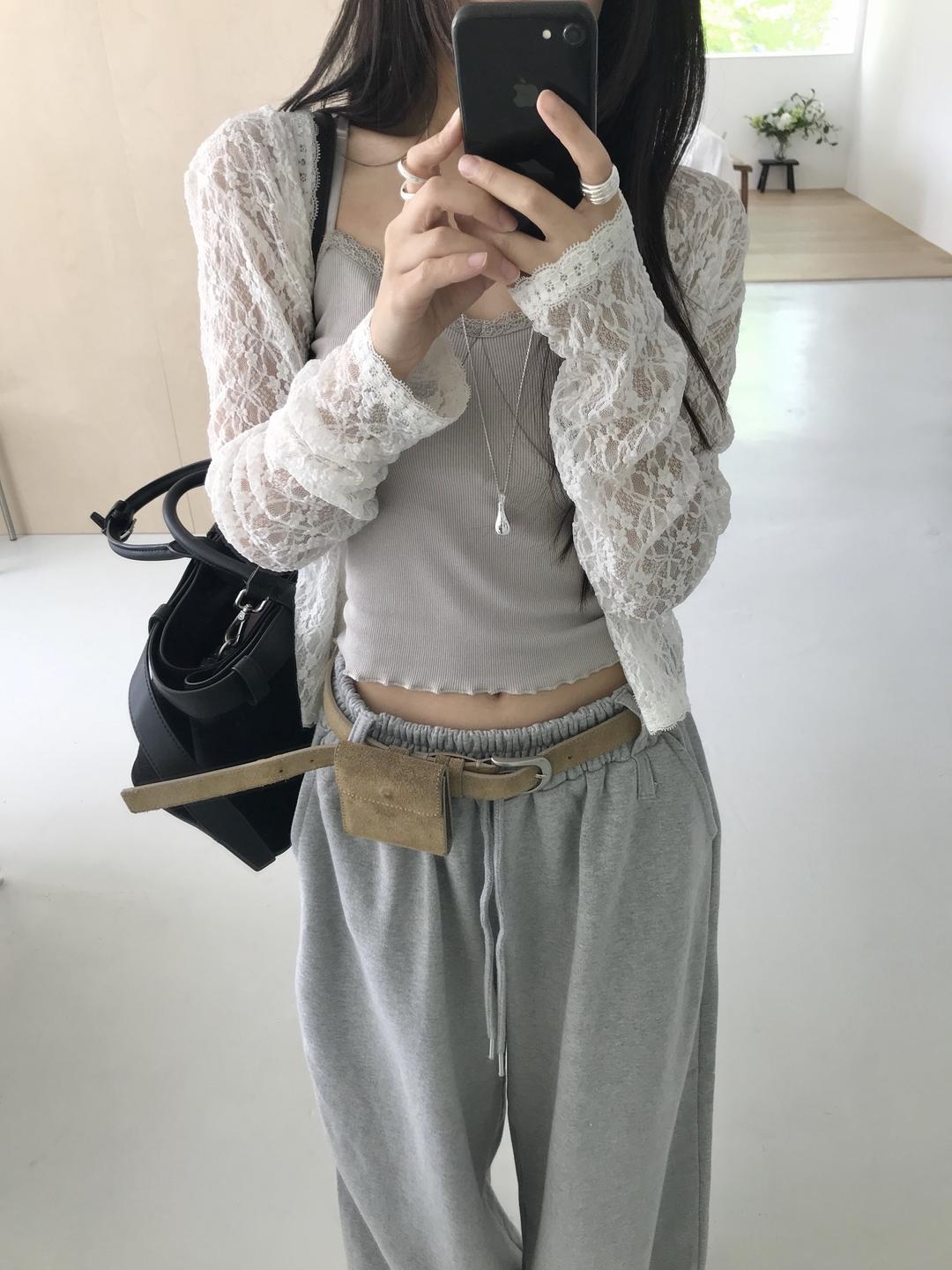 lace cardigan (2colors)