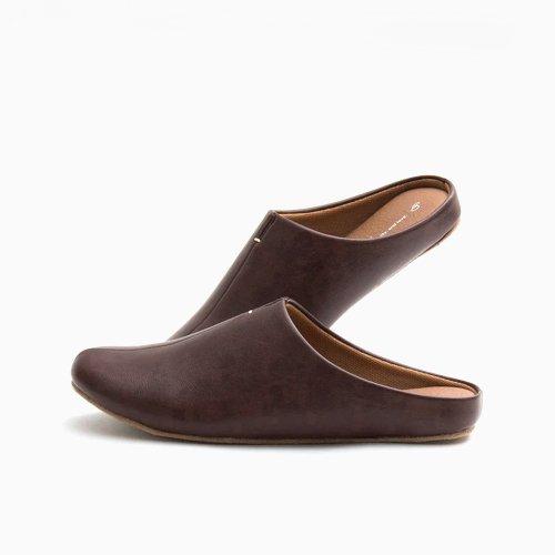 rooms 룸스 룸 슬리퍼 - 다크브라운