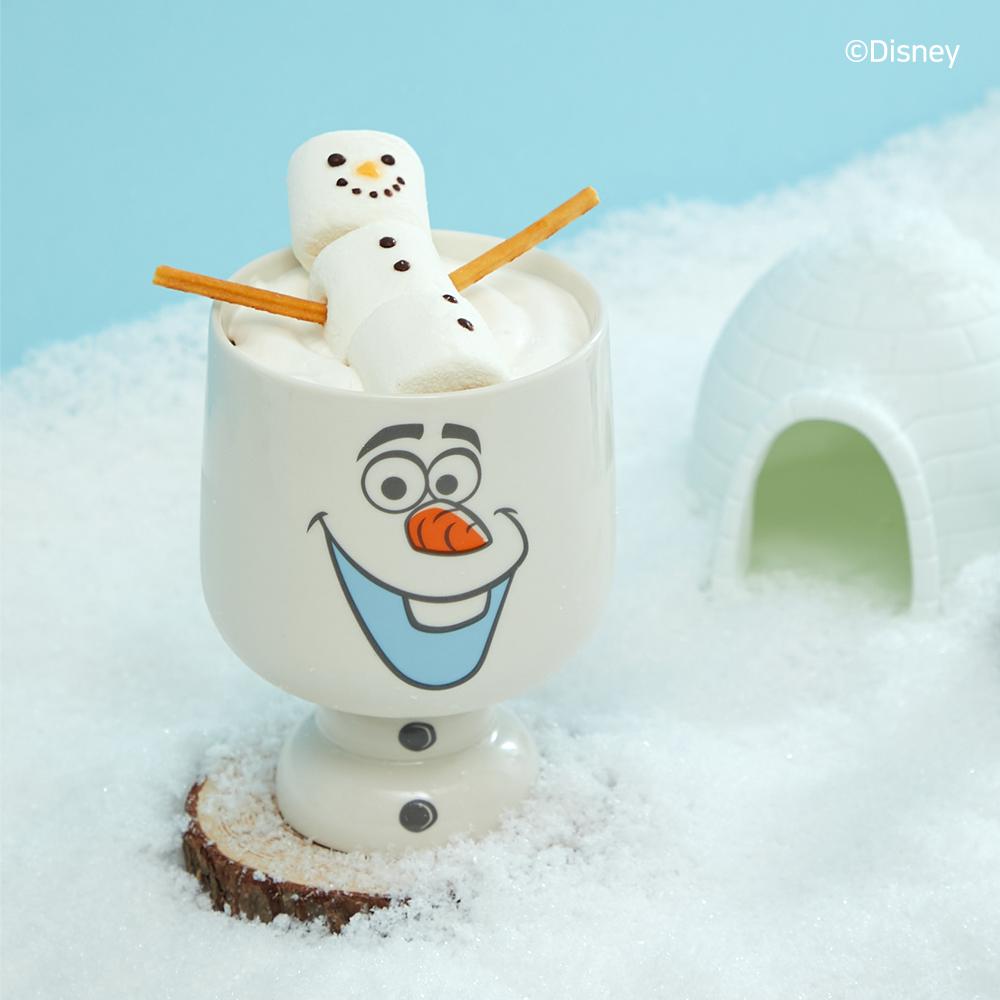 디즈니 겨울왕국 올라프 도자기 고블렛